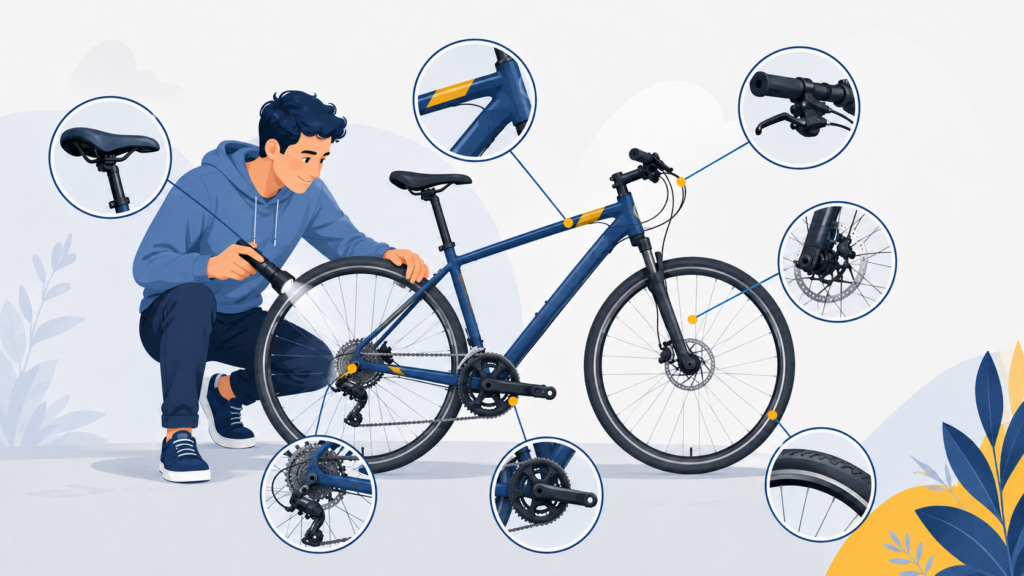 Ce verifici înainte să cumperi o bicicletă second-hand
