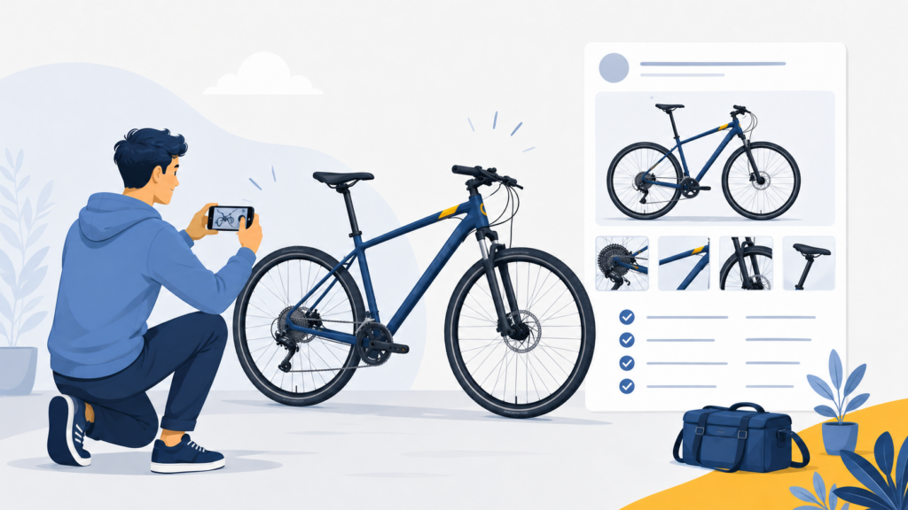 Cum faci un anunț bun pentru vânzarea unei biciclete